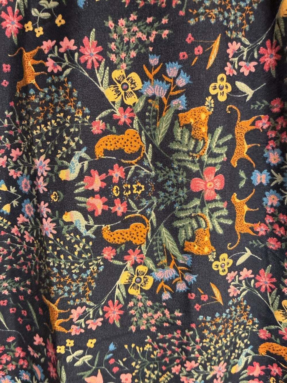 Suki Chinois Floral Animal Print King Sheet Set